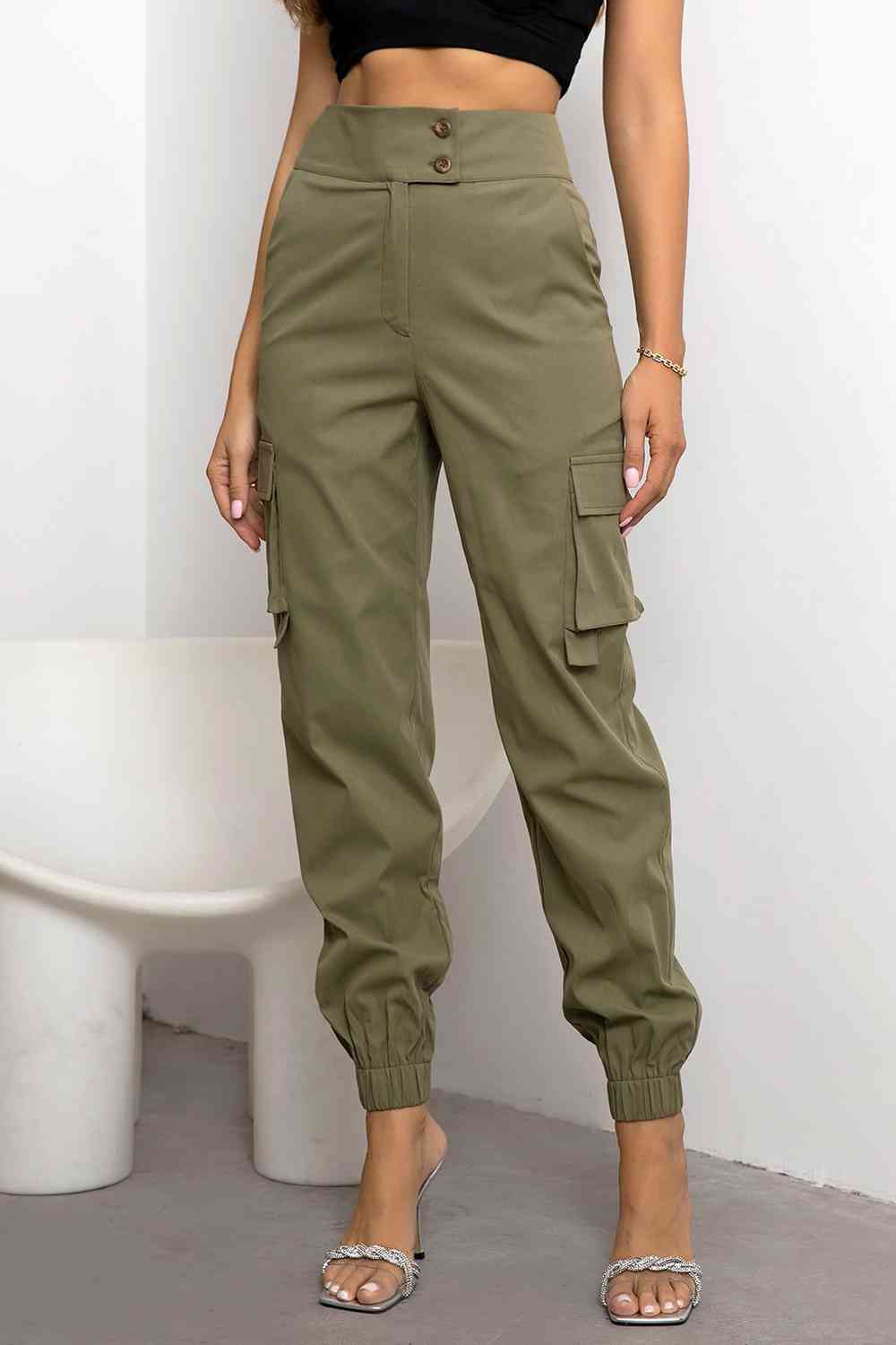 Bellanca® | High-Waisted Cargo Pants