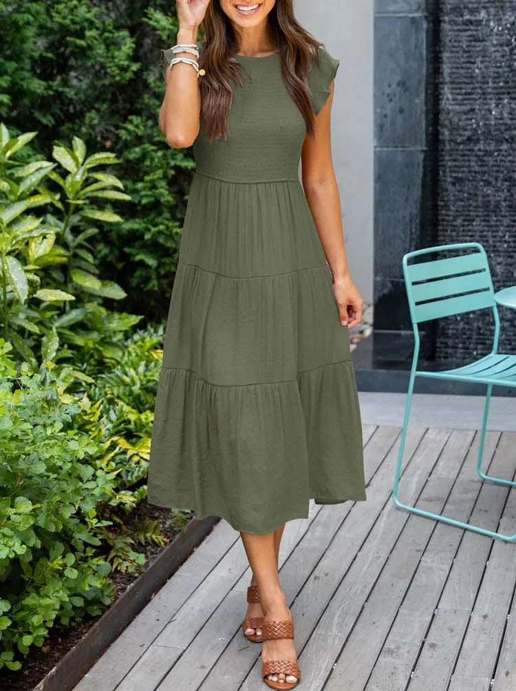 Ronja | Effortless Stylish Flowy Layered Dress