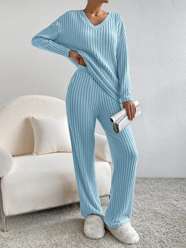 Angela® | Soft rib knit set