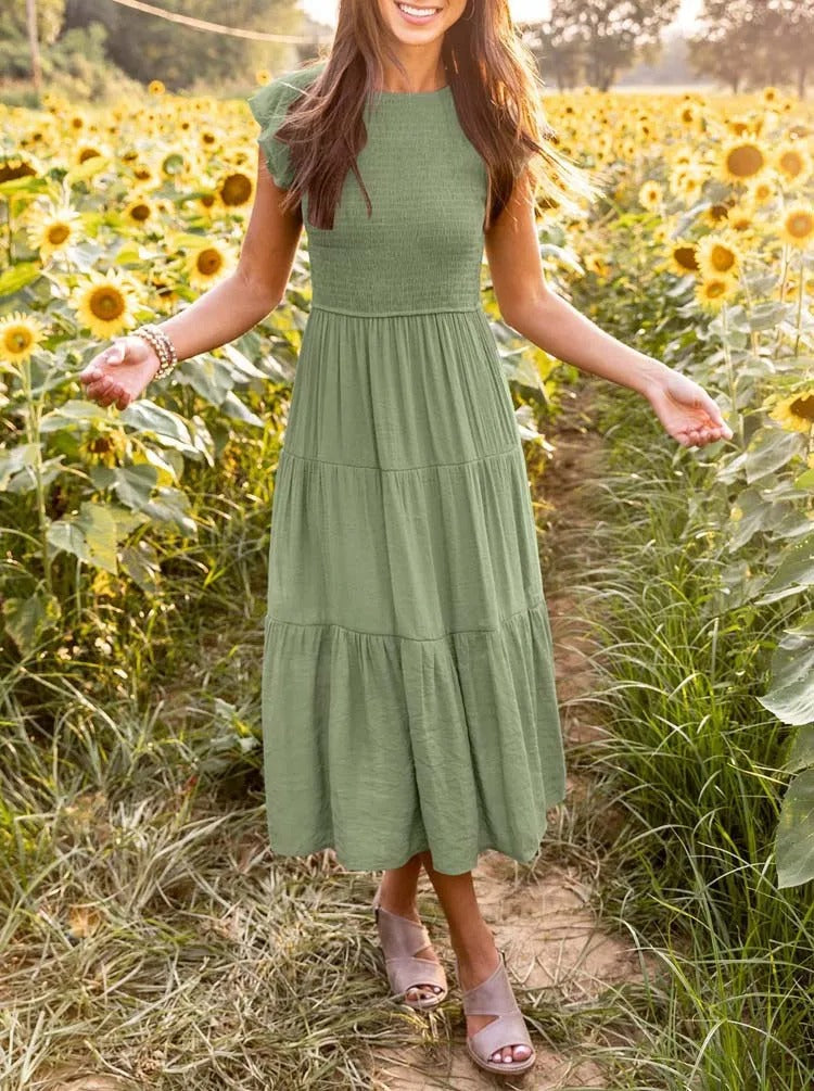 Ronja | Effortless Stylish Flowy Layered Dress