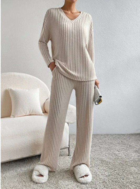 Angela® | Soft rib knit set