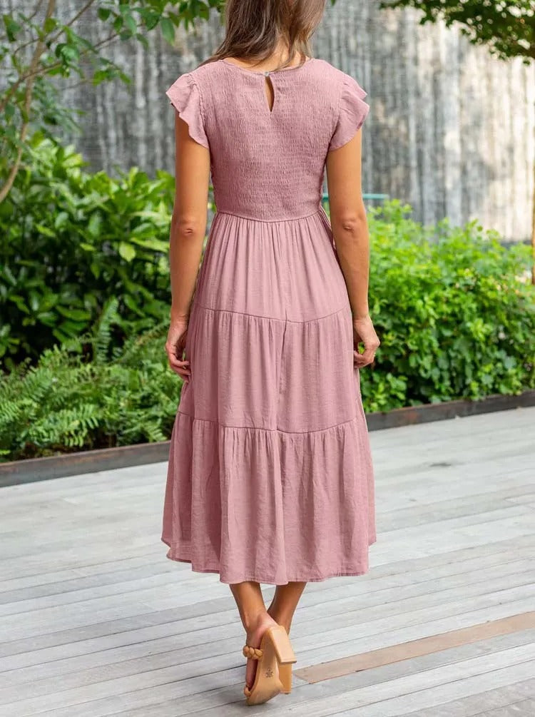 Ronja | Effortless Stylish Flowy Layered Dress
