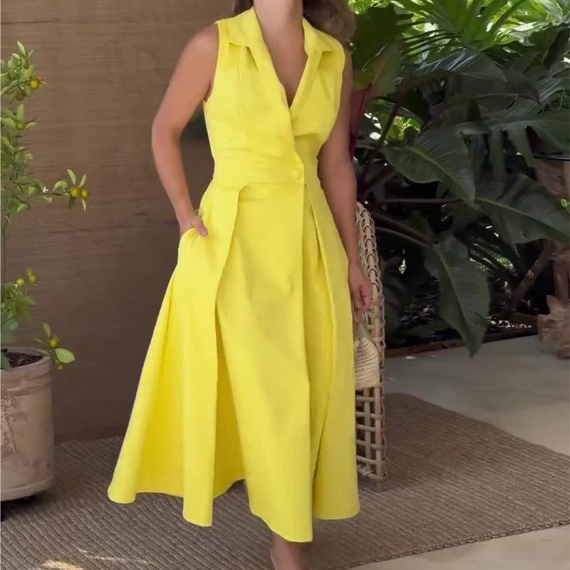 Elizabeth® | V-neck midi dress