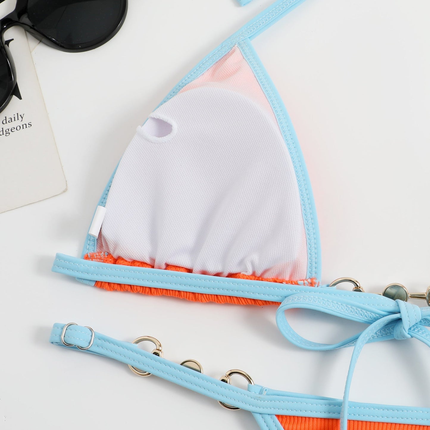 Aisling® | Brazilian bikini bottom and triangle top, Sunset Edition