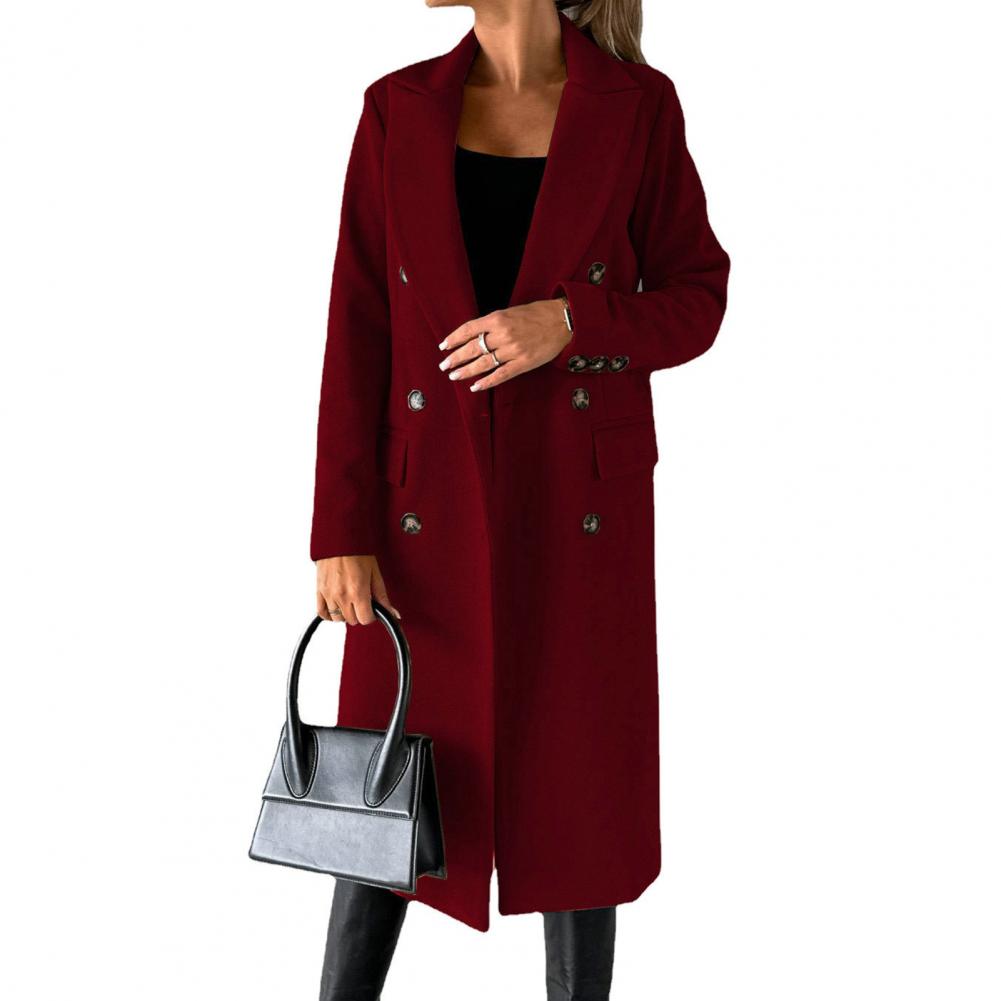 Carolina® | Stylish wool coat for women with button closure