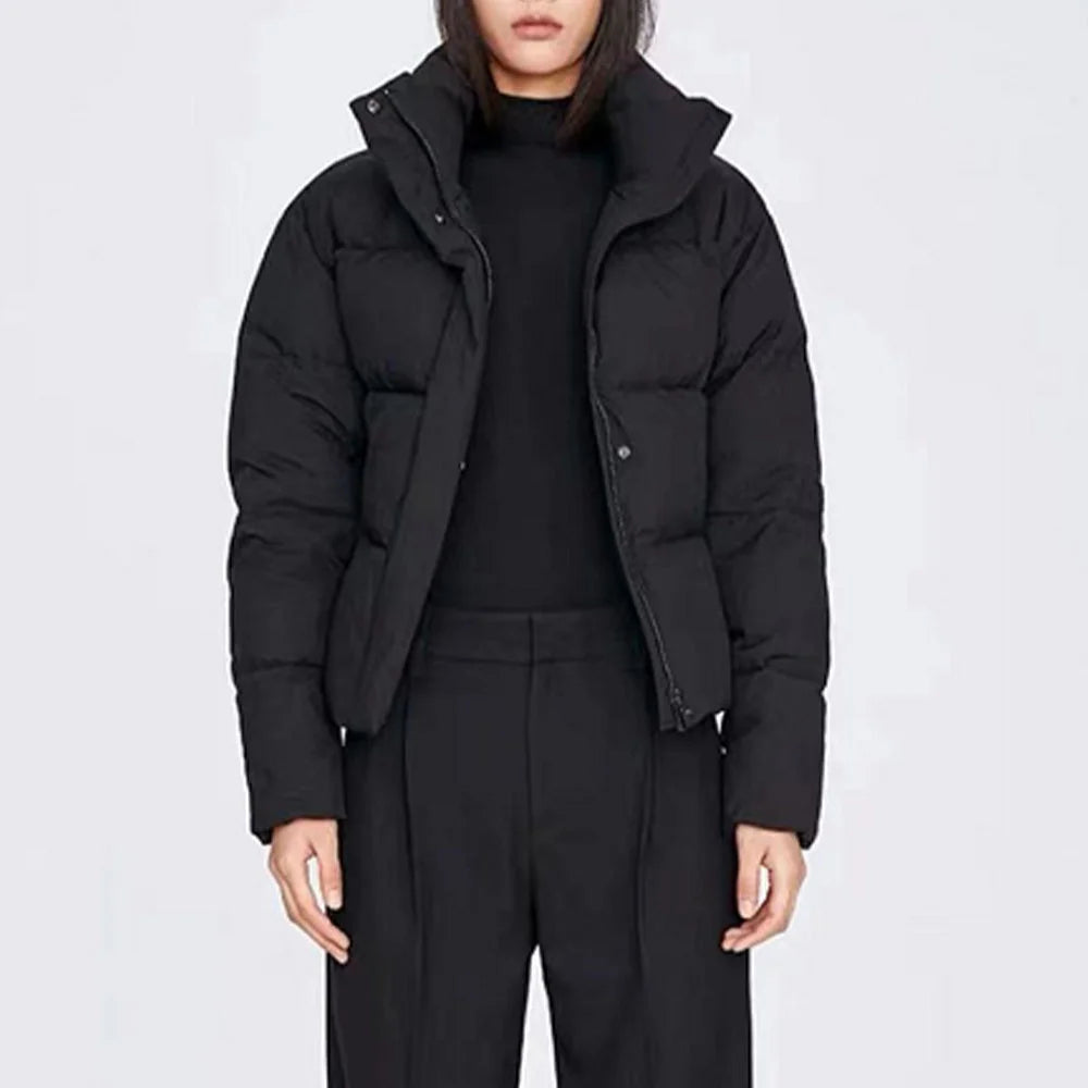 Ariana | Dressed puffer jacket for women