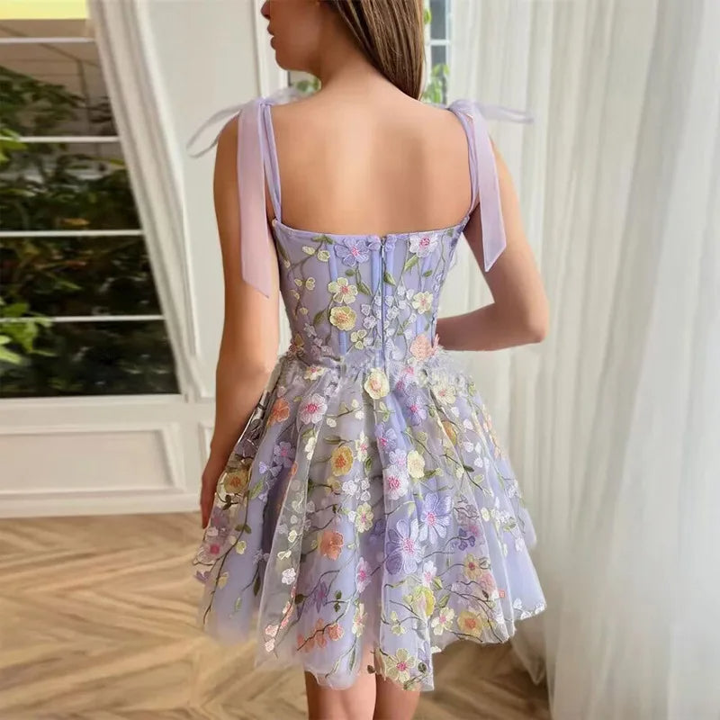 Daniela® | Cocktail Dress With Floral Appliqu��s