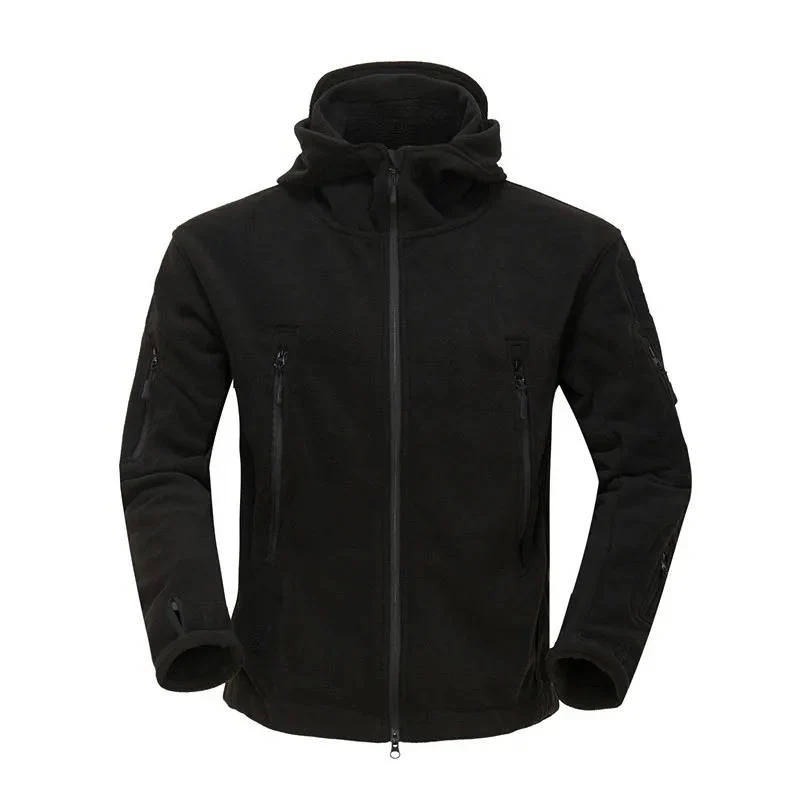 Men’s Fleece Jacket – Hooded – Regular Fit – Full Zip – Thermal