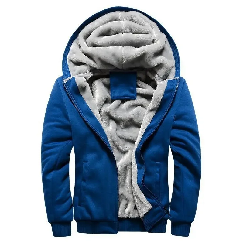Men’s Hooded Jacket – Plush Lined – Cotton Blend – Full Zip – Regular Fit Casual Wear