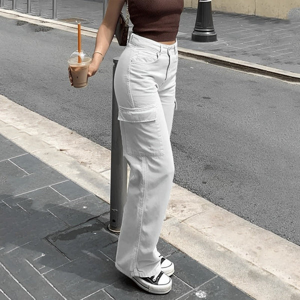 Beileag® | High-Waisted Cargo Jeans For Women