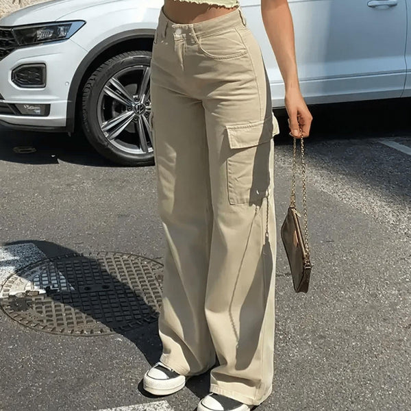 Beileag® | High-Waisted Cargo Jeans For Women