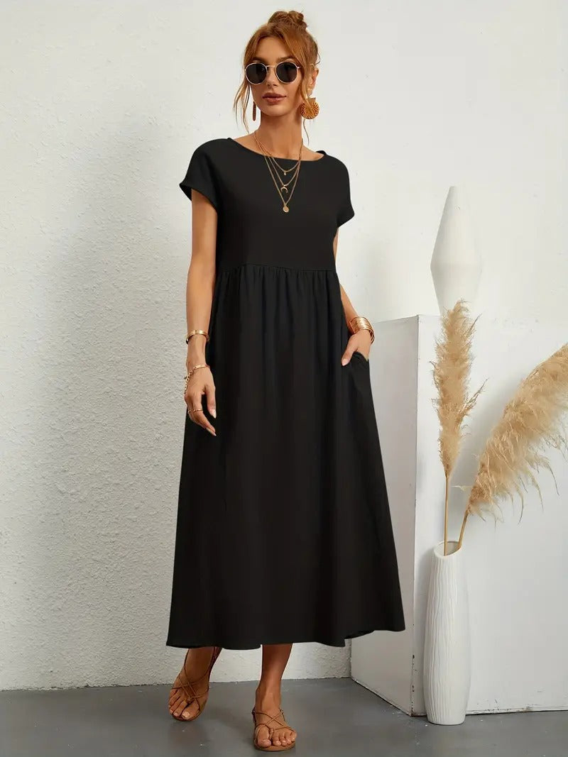 Cecilia® | Premium Linen Pocket Dress