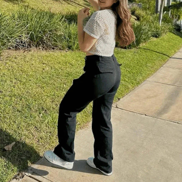 Beileag® | High-Waisted Cargo Jeans For Women