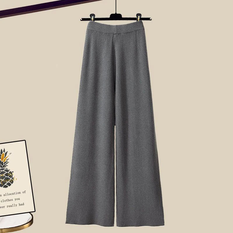 Elda® | Cashmere Long Sleeve Three-Piece Set