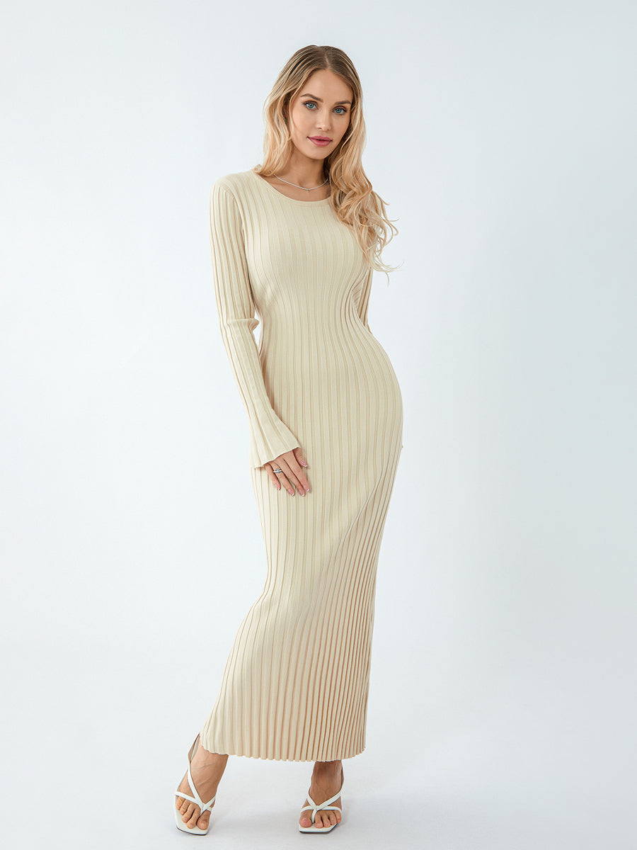 Brisa® | Elegant knitted maxi dress