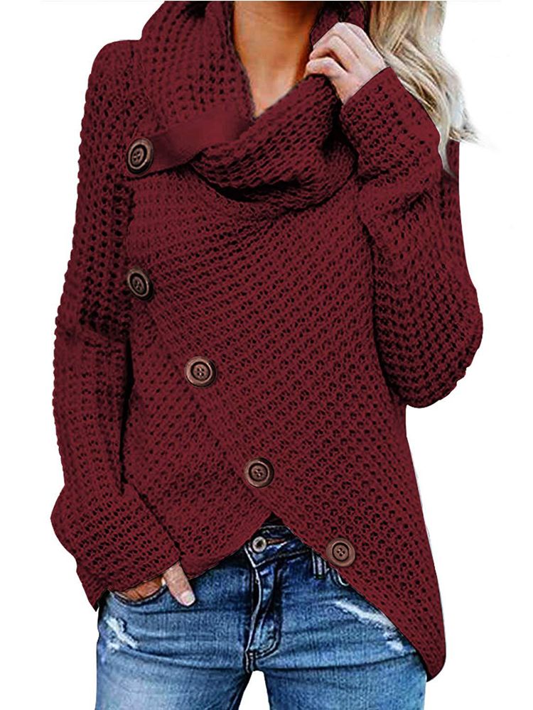Aurelia | Knitted O-neck sweater for women