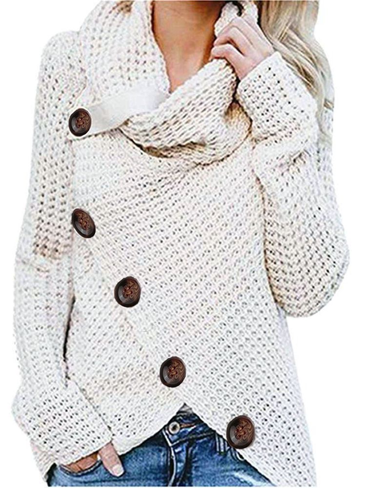 Aurelia | Knitted O-neck sweater for women