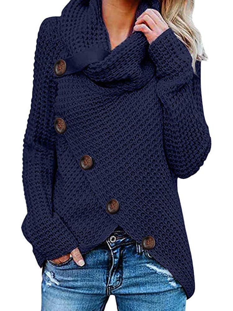 Aurelia | Knitted O-neck sweater for women