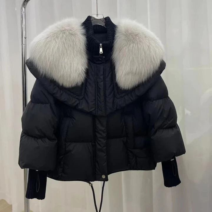 Constanza® | Warm winter fur jacket for women