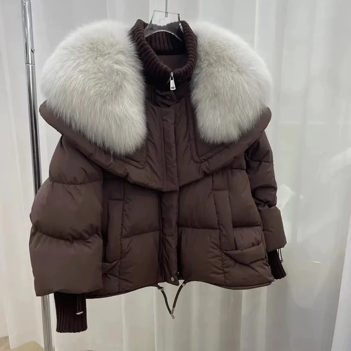 Constanza® | Warm winter fur jacket for women