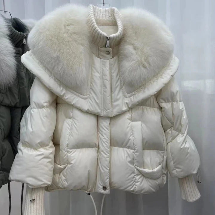 Constanza® | Warm winter fur jacket for women