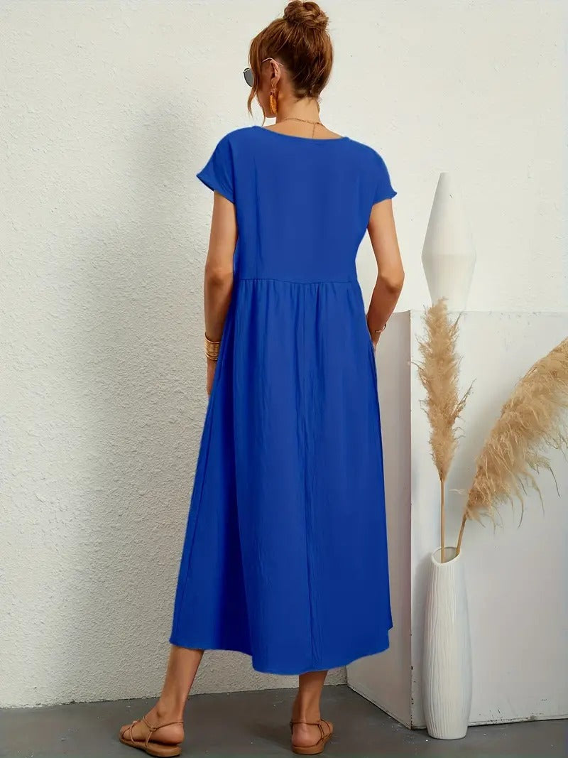 Cecilia® | Premium Linen Pocket Dress