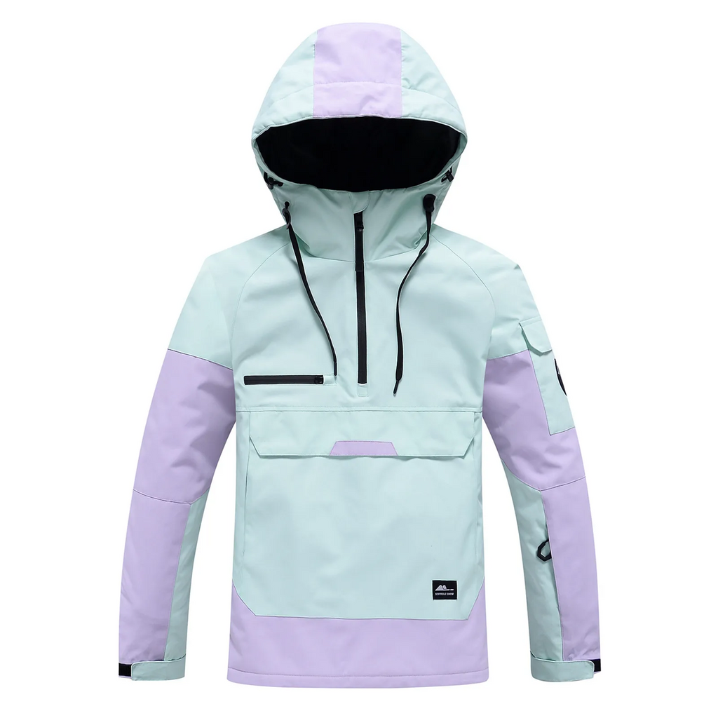 Women’s Hooded Jacket – Water Resistant – Pullover Style – Adjustable Fit – Multiple Pockets