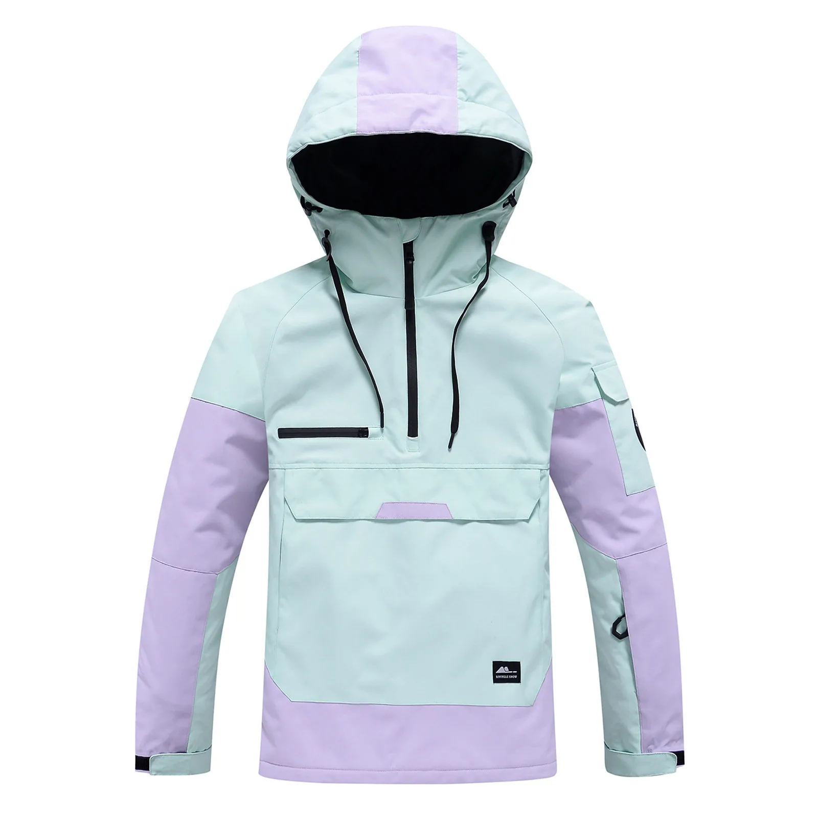 Women’s Hooded Jacket – Water Resistant – Pullover Style – Adjustable Fit – Multiple Pockets
