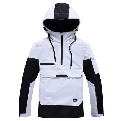 Women’s Hooded Jacket – Water Resistant – Pullover Style – Adjustable Fit – Multiple Pockets