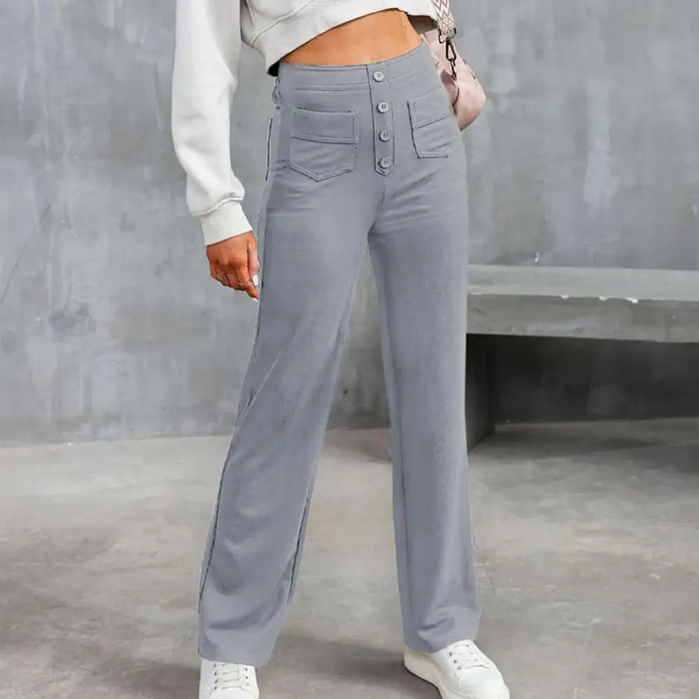 Bárbara® | Wide-Leg, High-Waisted Trousers For Women