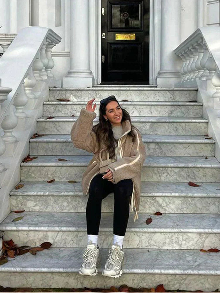Eduarda | Cozy cotton teddy jacket