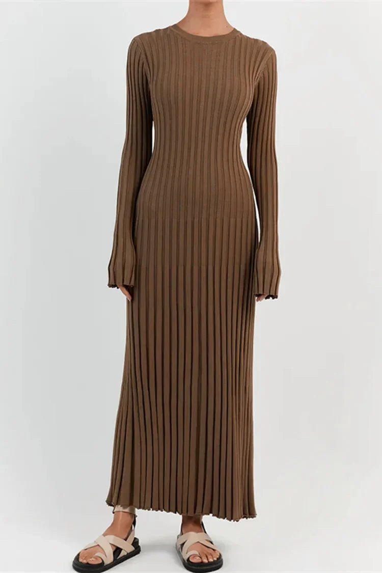 Brisa® | Elegant knitted maxi dress