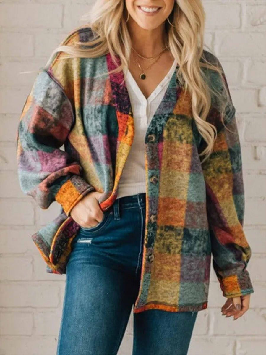 Patricia | Women's Oversized Plaid Shacket