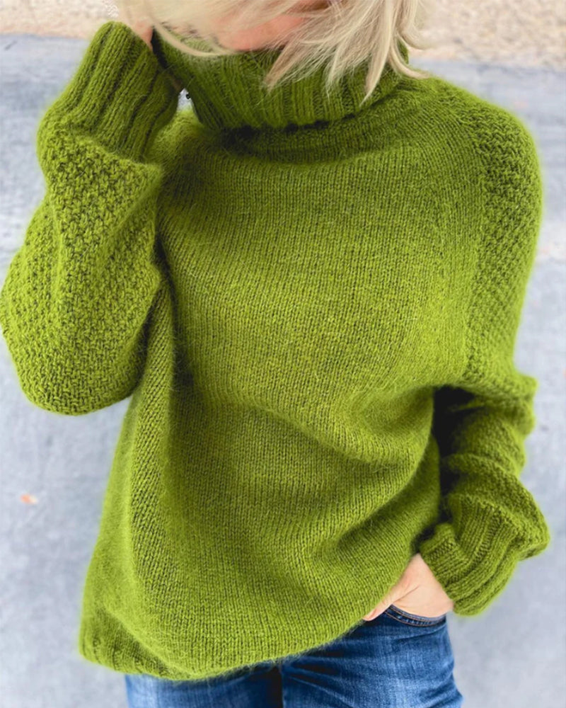 Bianca® | Oversized olive green cardigan