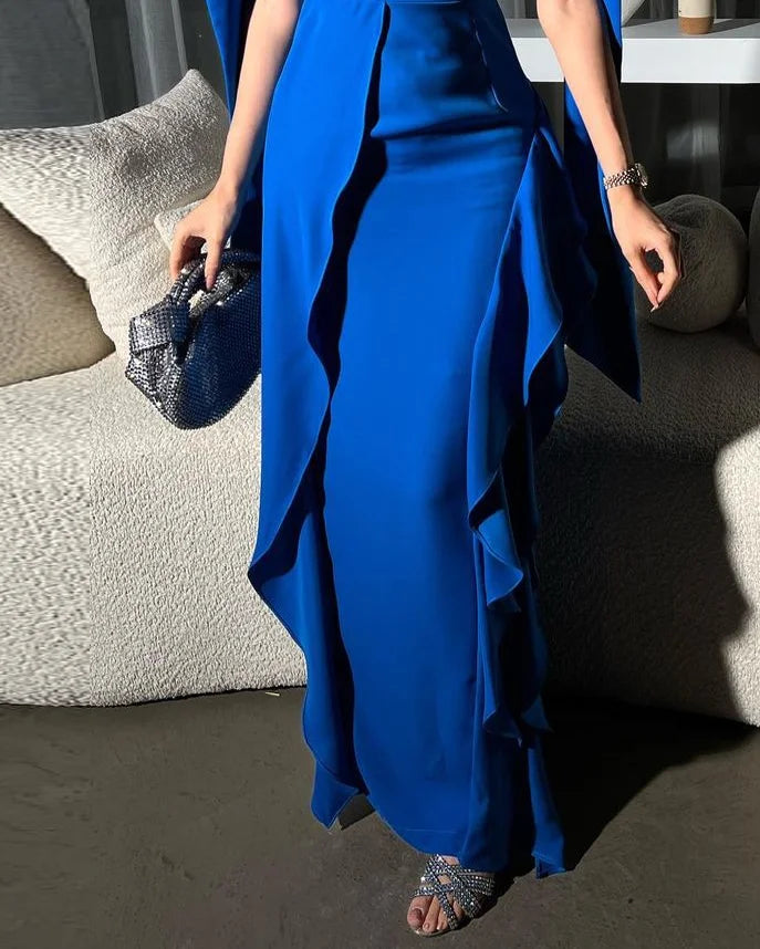 Adeline® | Elegant women's dress with ruffles