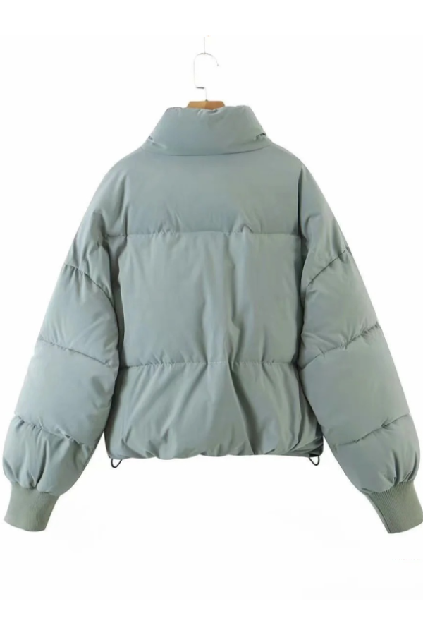 Brianna® | Stand Collar Zipper Pocket Thick Warm Cotton Jacket