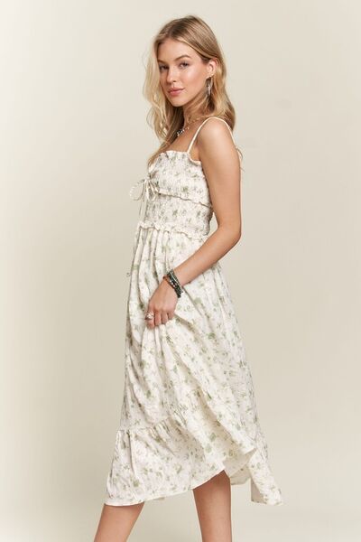 Ariadna® | Smocked floral cami dress with a sweetheart neckline