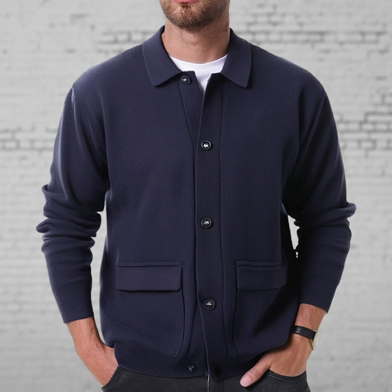 Charlie | Men's Button-Front Cardigan Sweater