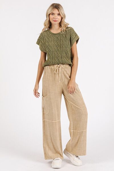 Andrea® | Pants with drawstring and elastic waistband