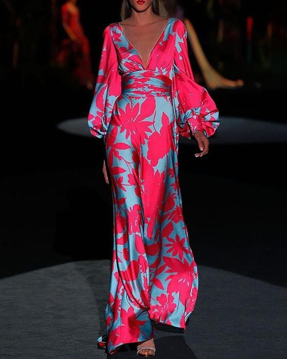 Felicia | Elegant Flowy Maxi Dress for Everyday and Evening Wear