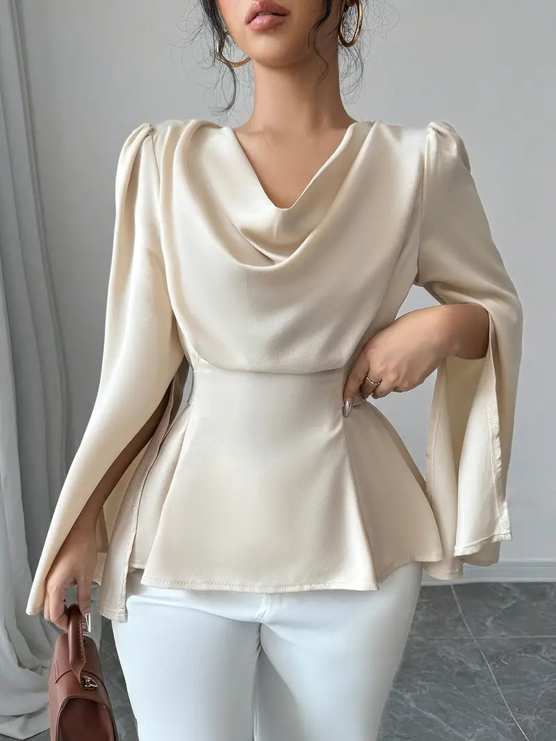 Elara® | Elegant Satin Blouse