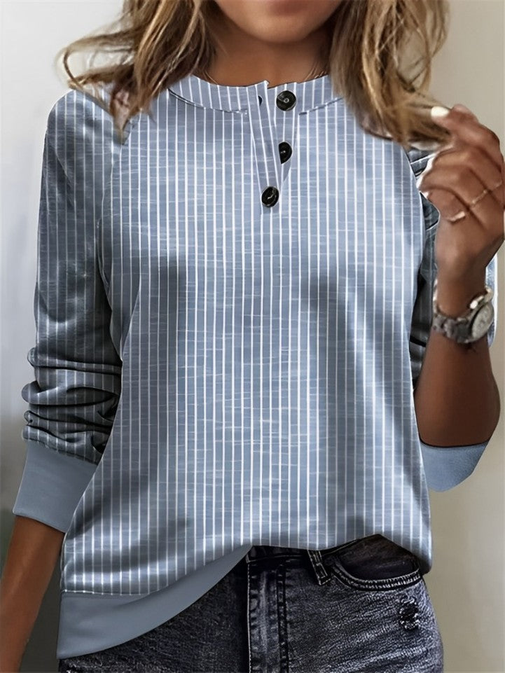 Braylen® | Long-Sleeved Blouse Shirt With Buttons