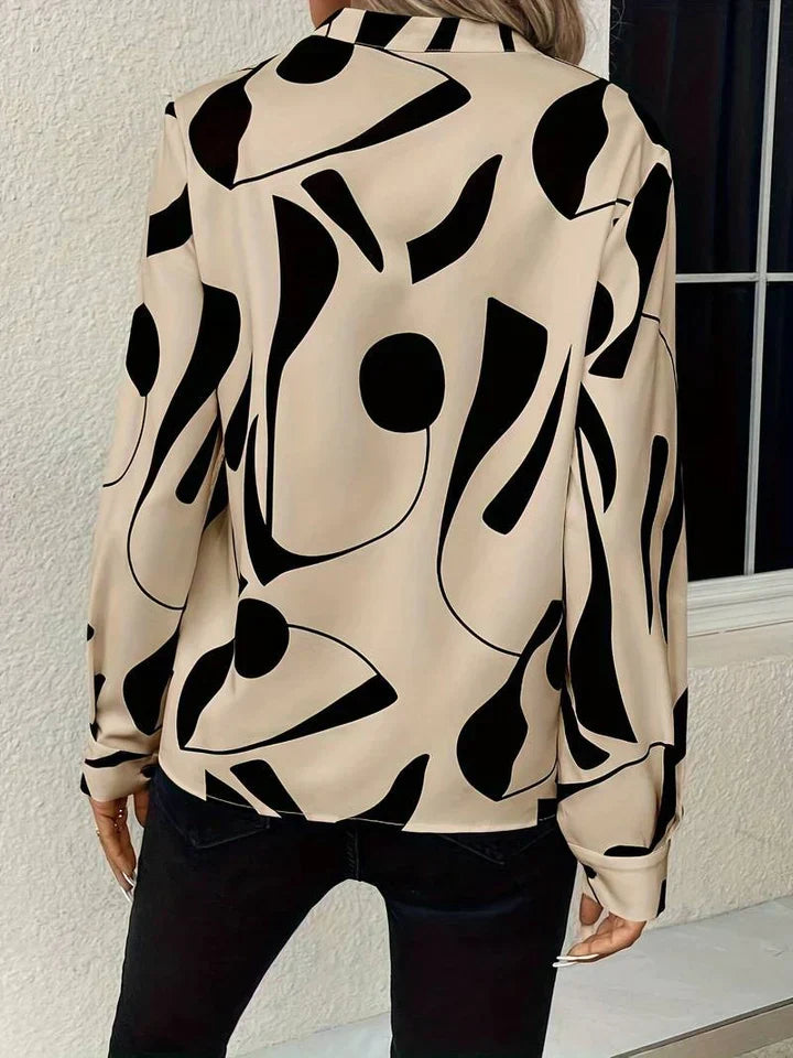 Stella | Women's Long Sleeve Printed Blouse