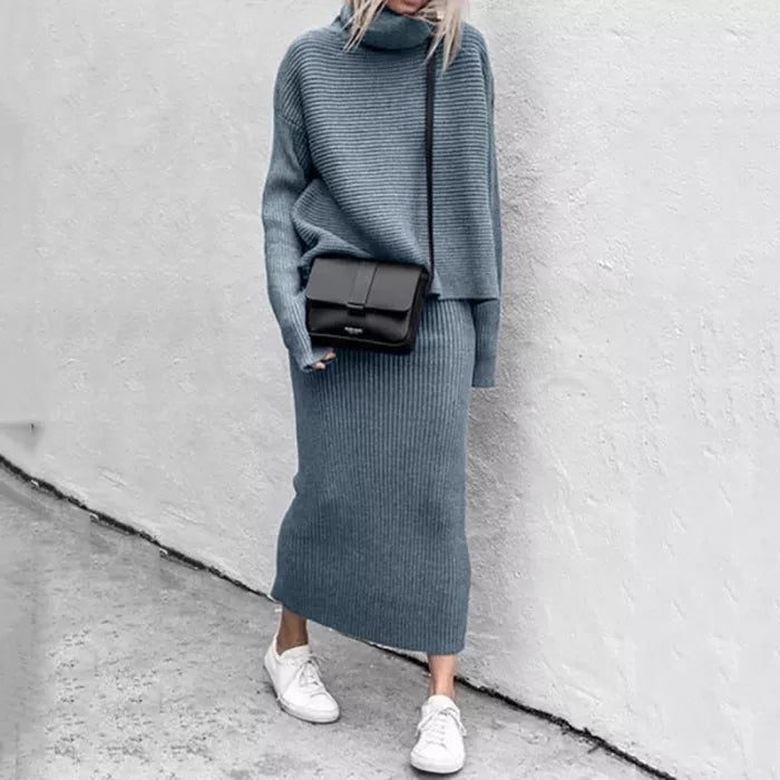 Amy® | Stylish rib knit set