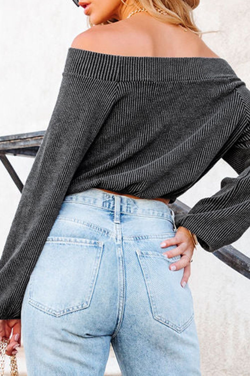 Carla® | Off-the-shoulder long-sleeve top