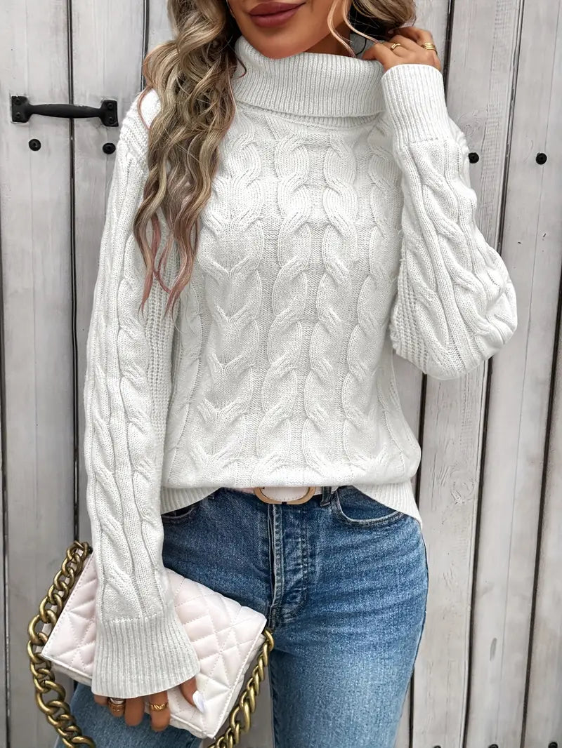 Brianna® | Knitted turtleneck sweater