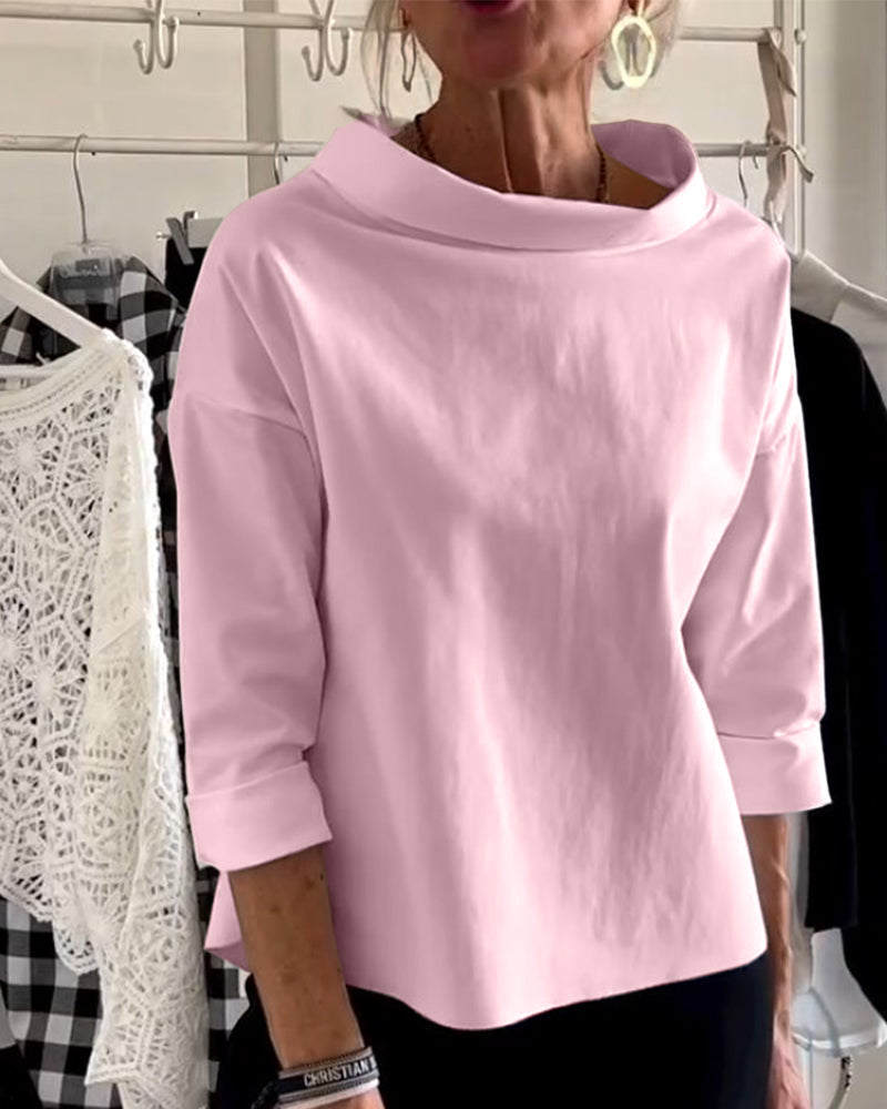 Angelines | Round neck top for women