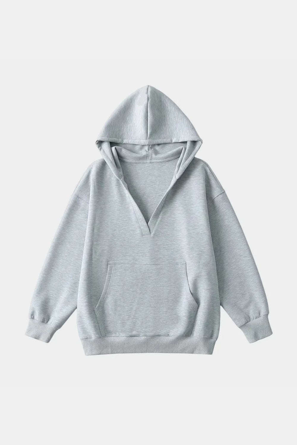 Bernadette® | Basic Bae Air Scuba long sleeve hoodie with kangaroo pocket