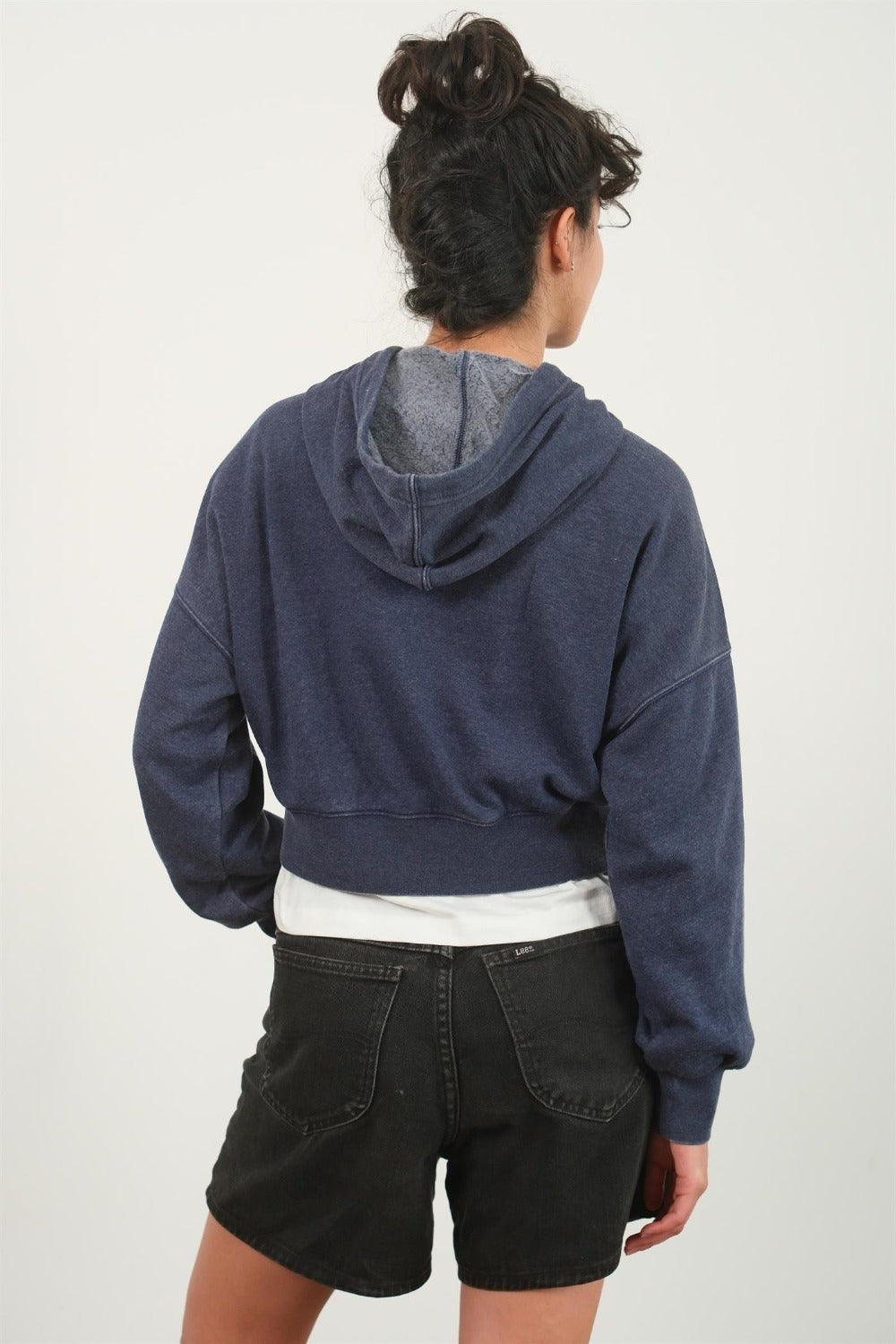Anita® | Short hoodie with low shoulders