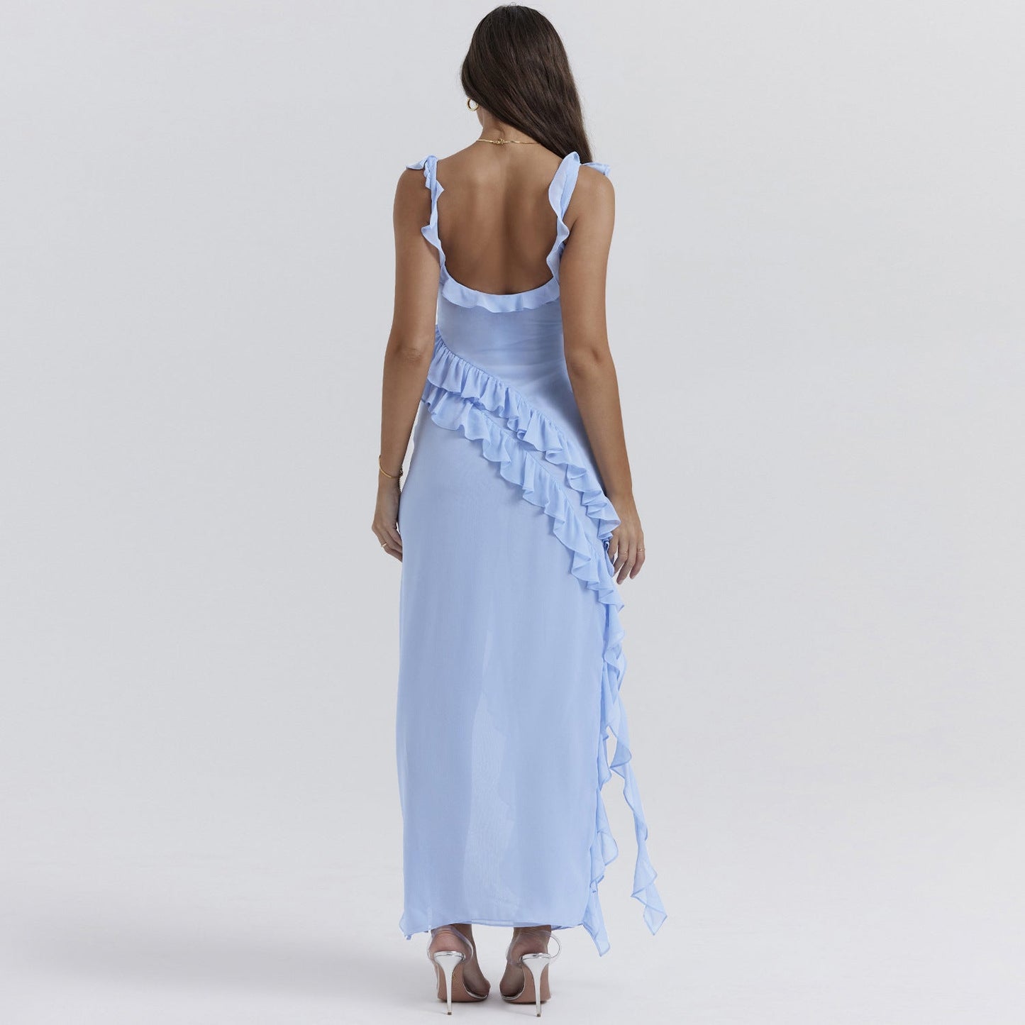 Alaia® | Asymmetrical Summer Wedding Guest Dress with Straps and Boleros for Women 2024